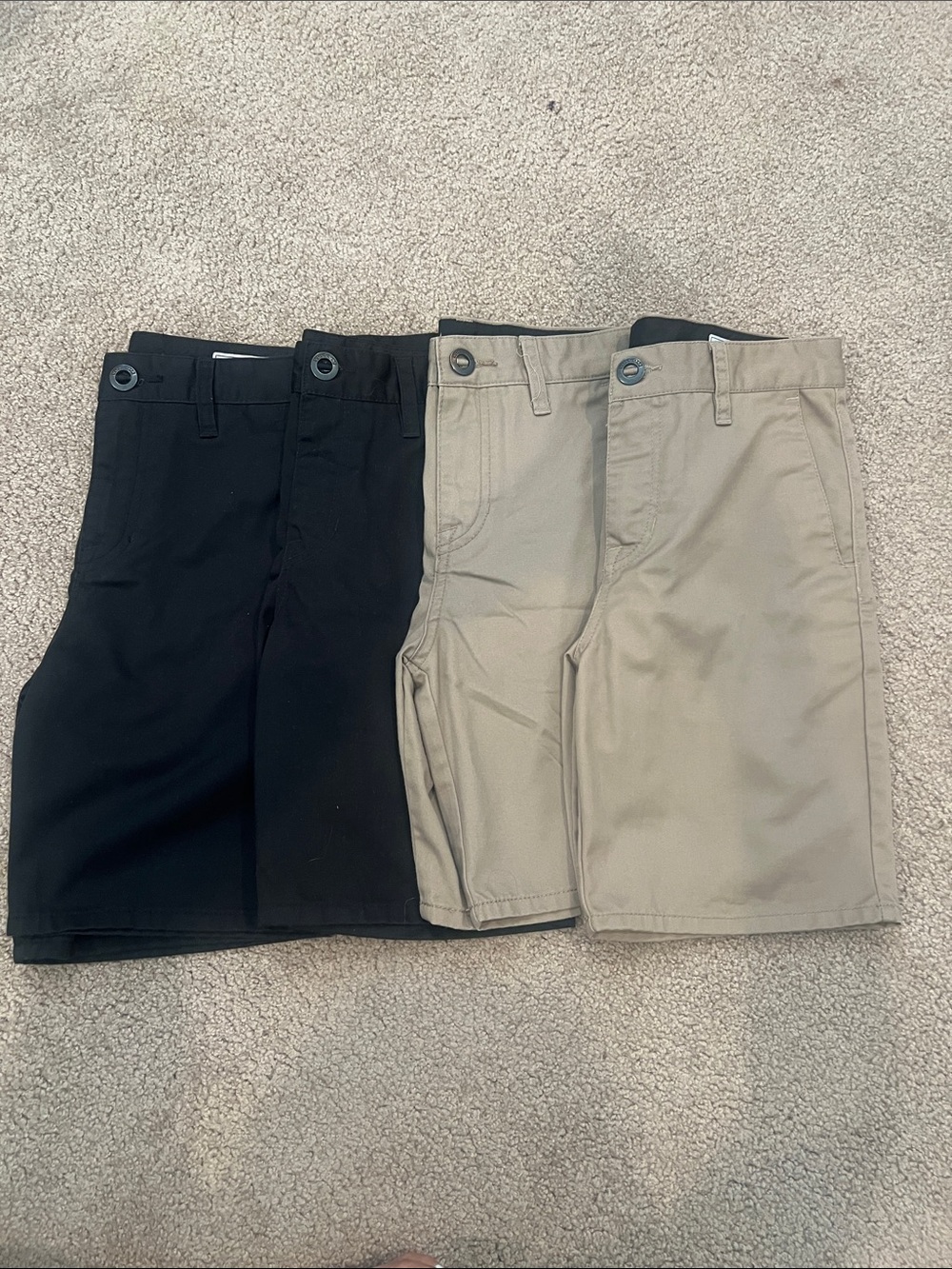 Bundle of Volcom Black & Khaki Shorts